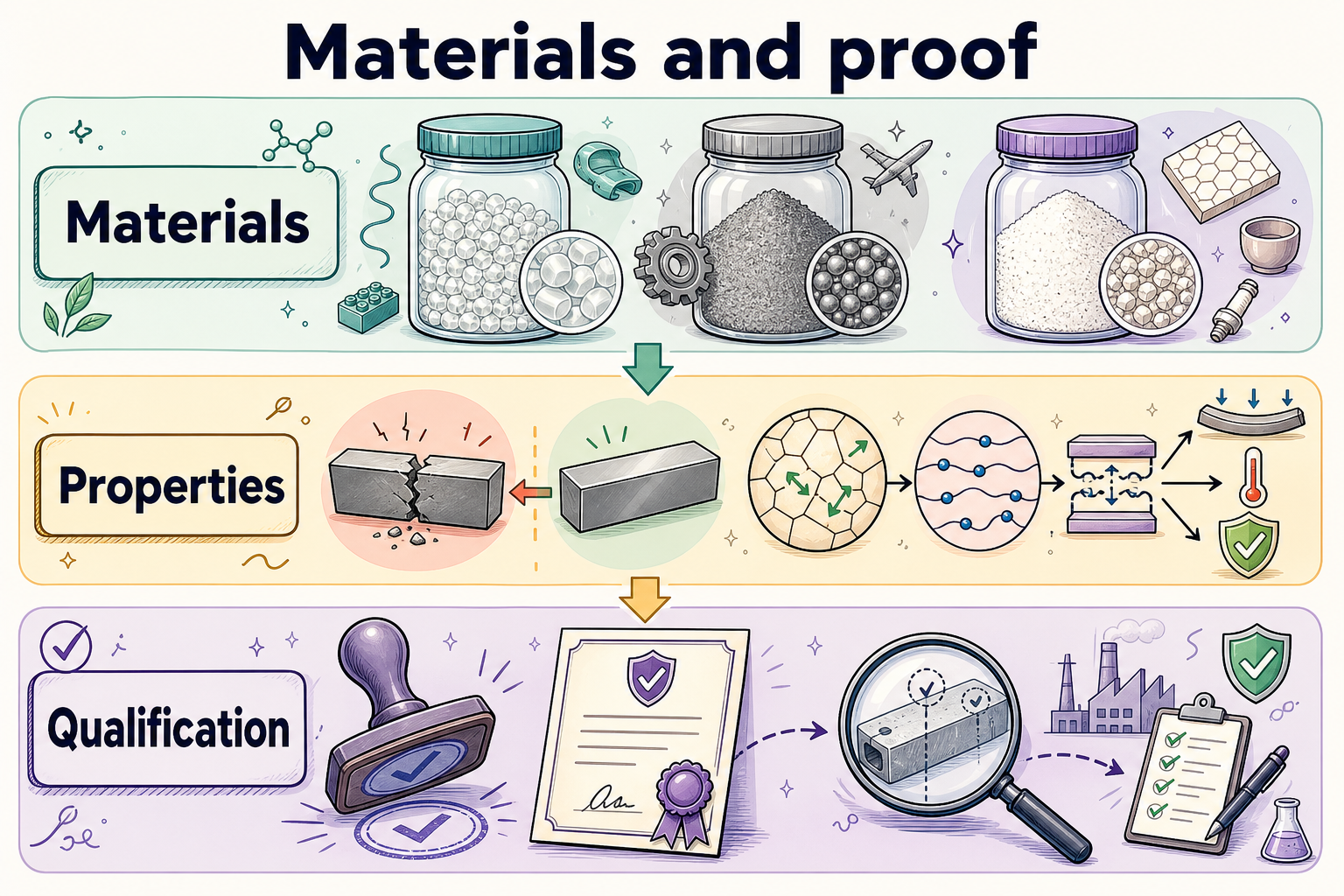 Materials and proof