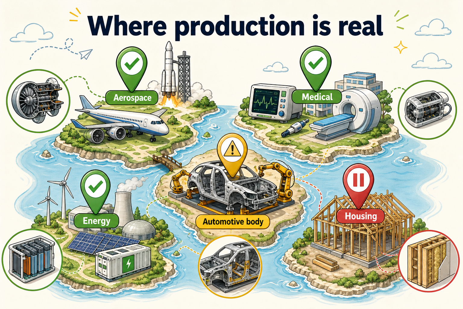 Where production is real