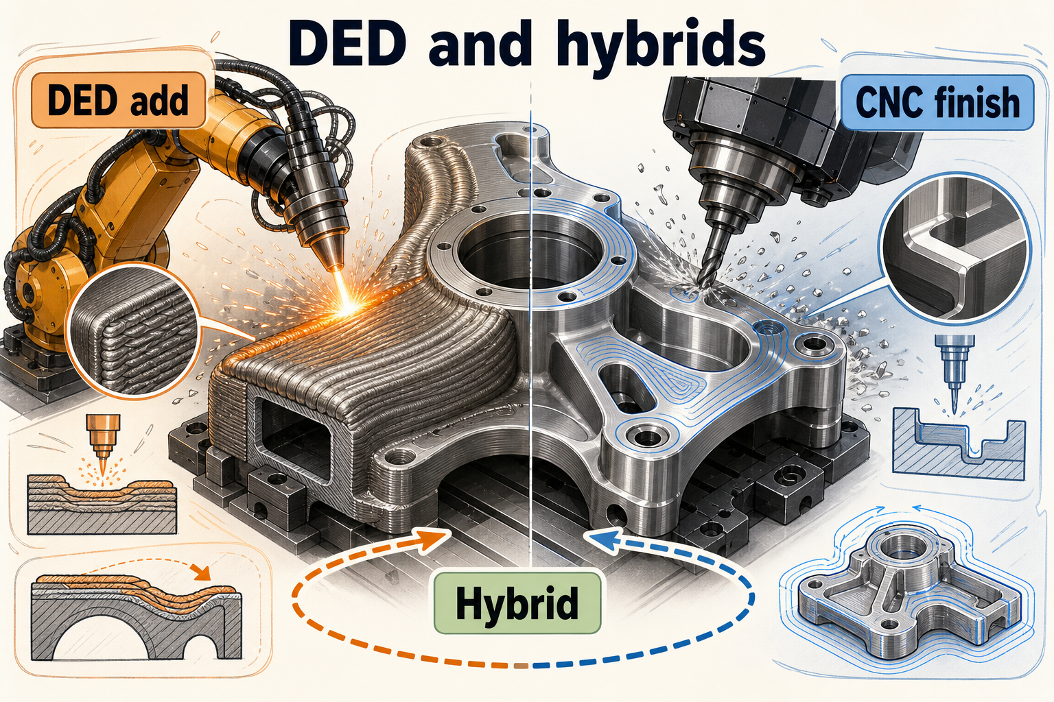 DED and hybrids