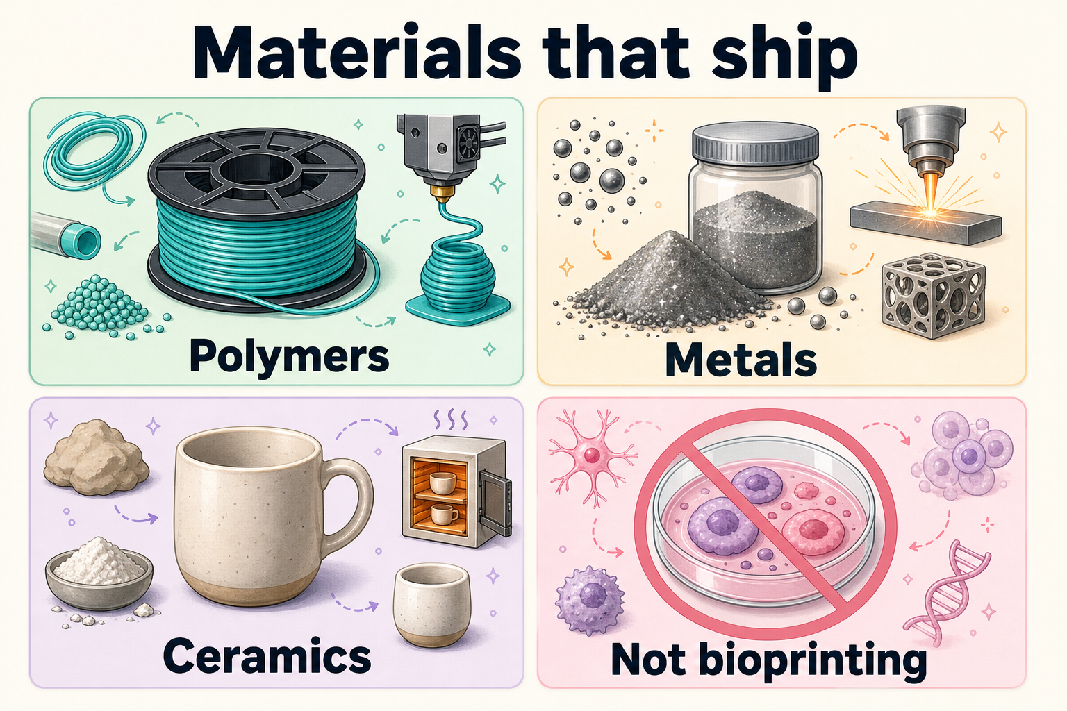 Materials that ship