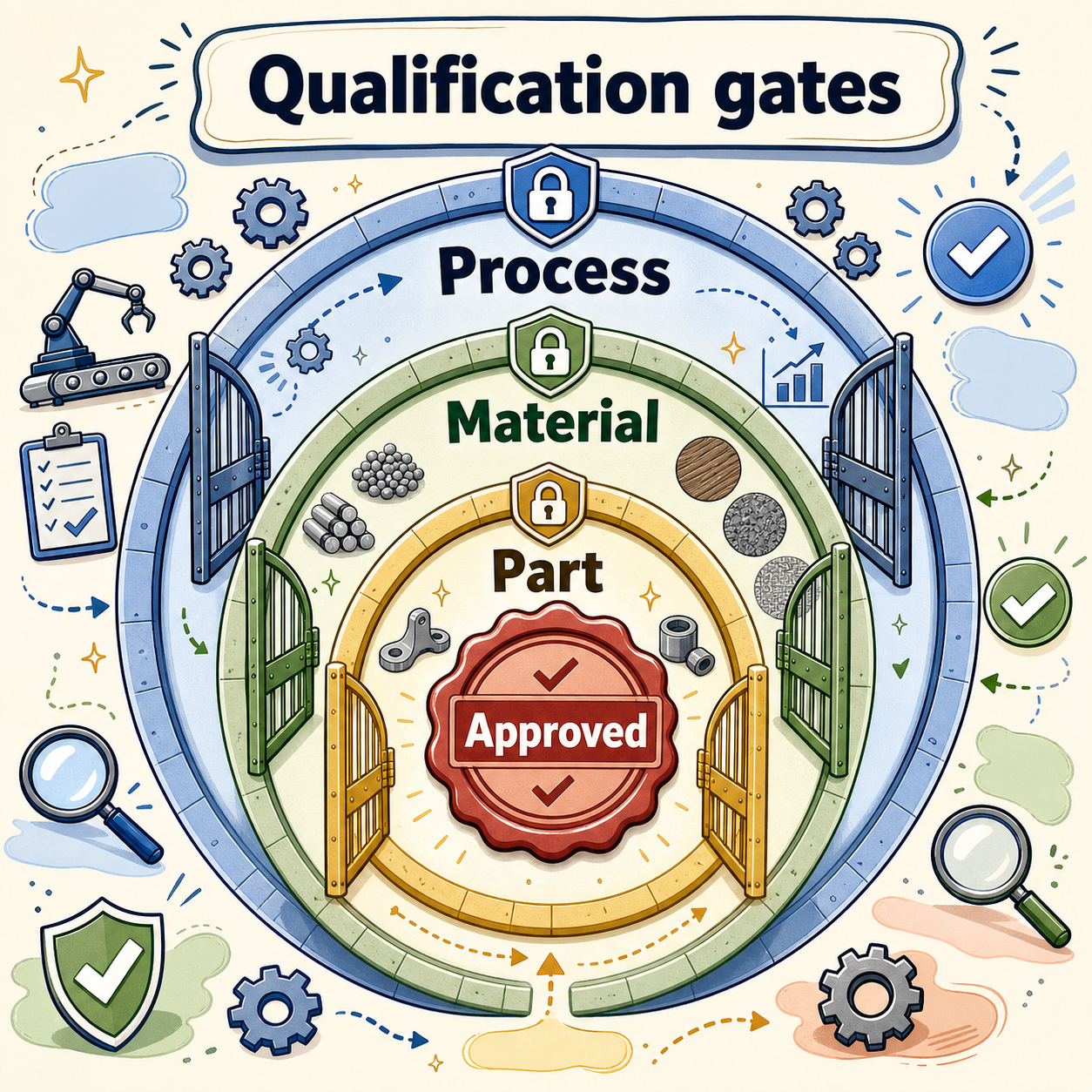 Qualification gates