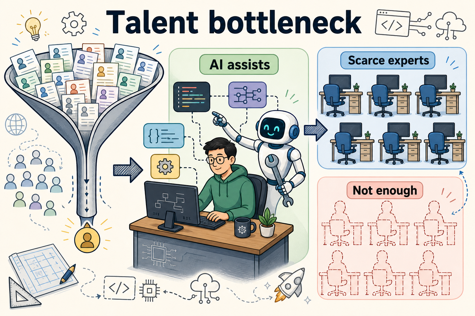 Talent bottleneck