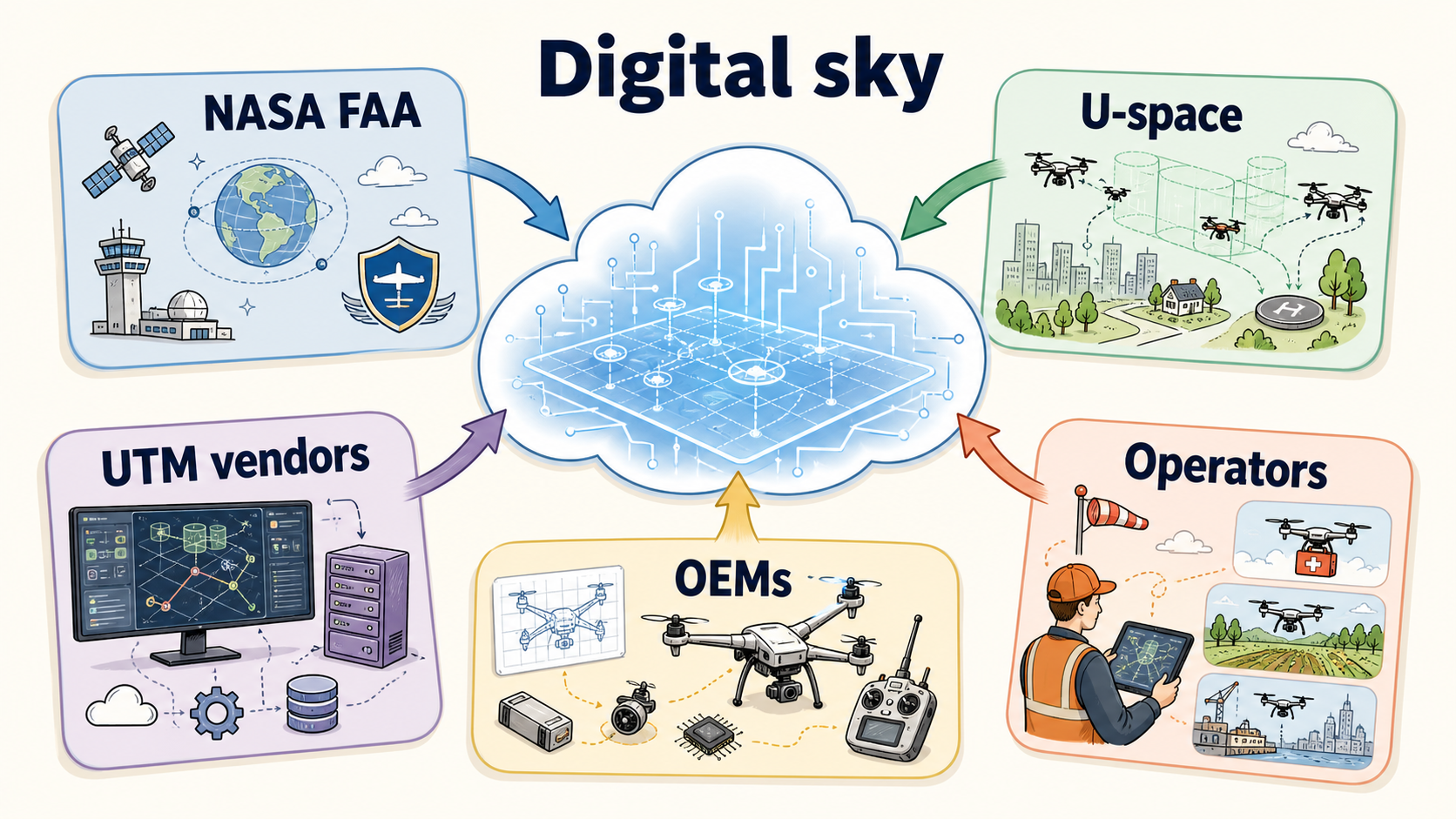 Digital sky builders