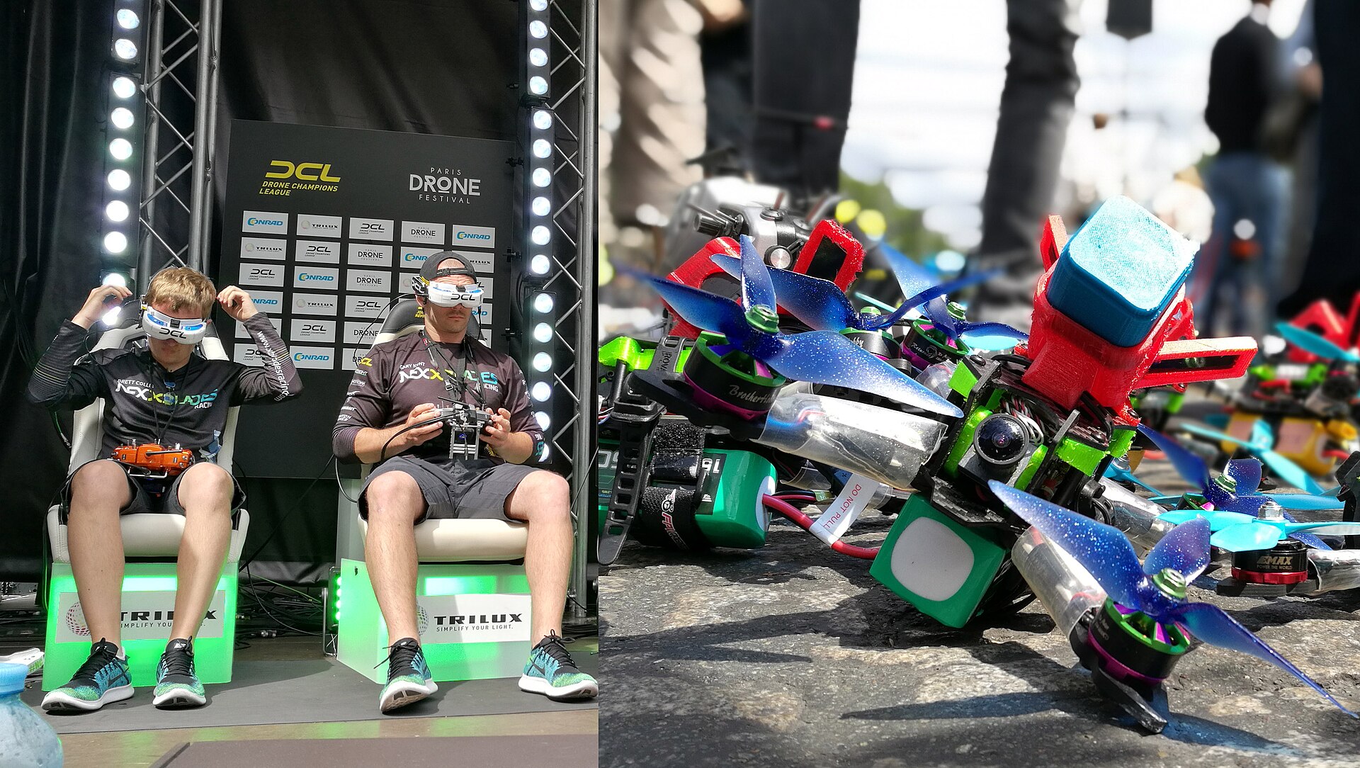 FPV race course gates