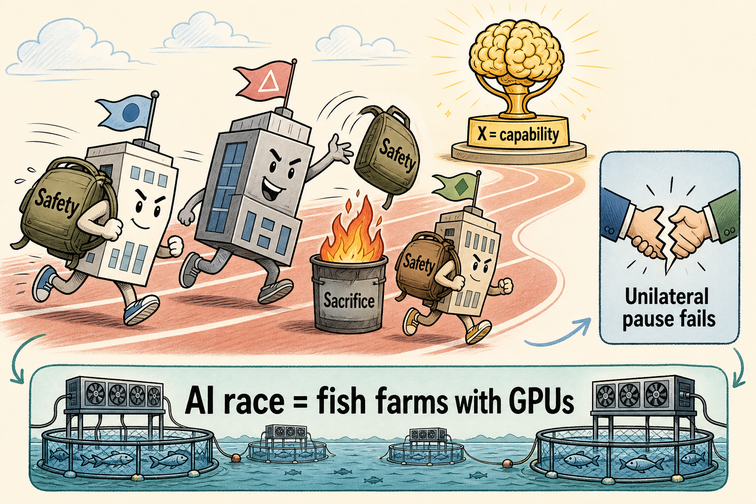 AI race as Moloch