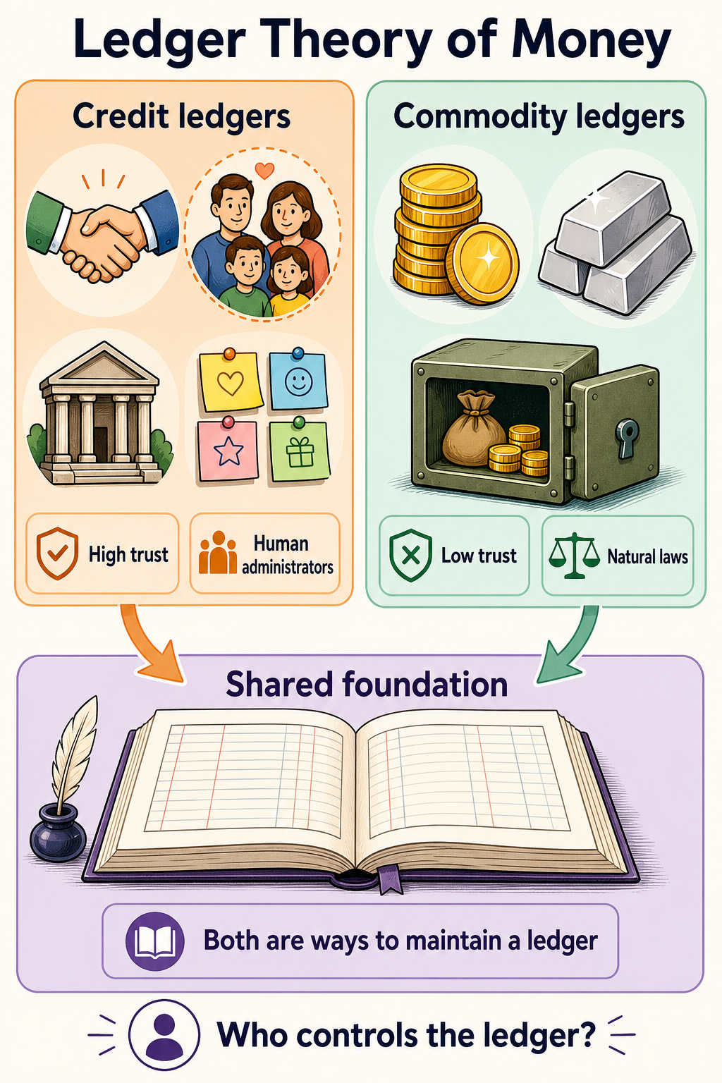 Ledger Theory of Money