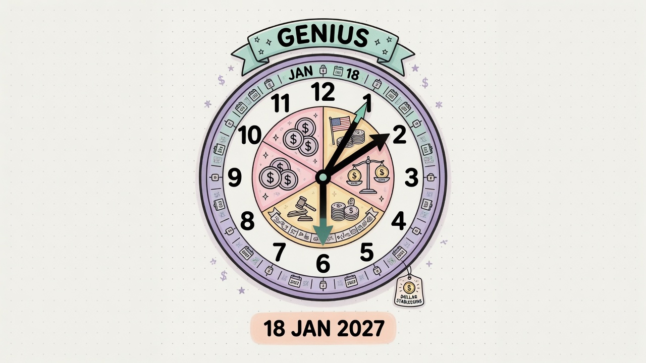GENIUS clock: 18 January 2027