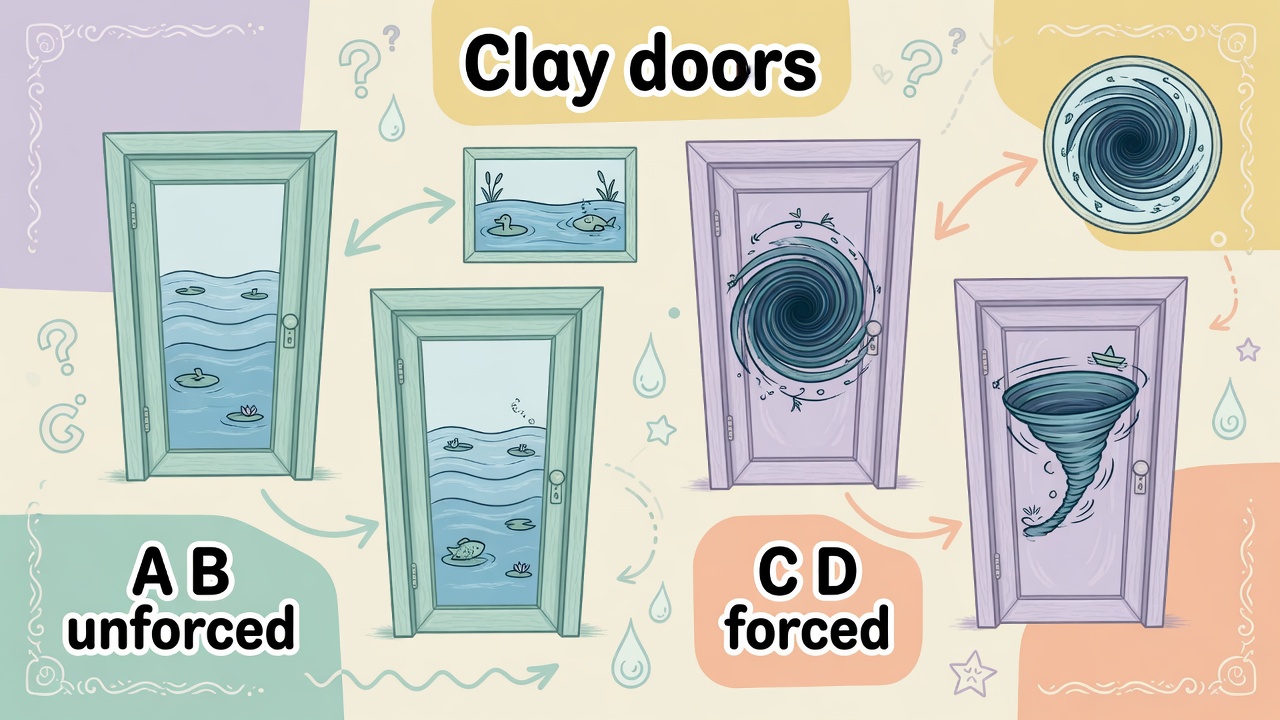 Clay's four official doors