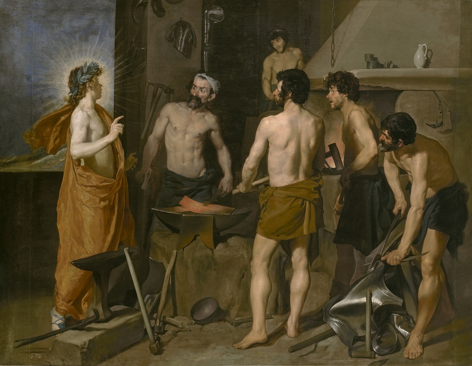Velázquez, The Forge of Vulcan, Prado, 1630